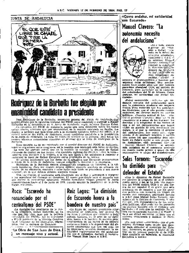 ABC SEVILLA 17-02-1984 página 17