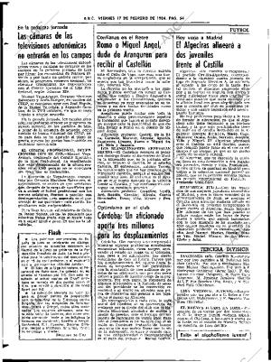 ABC SEVILLA 17-02-1984 página 54