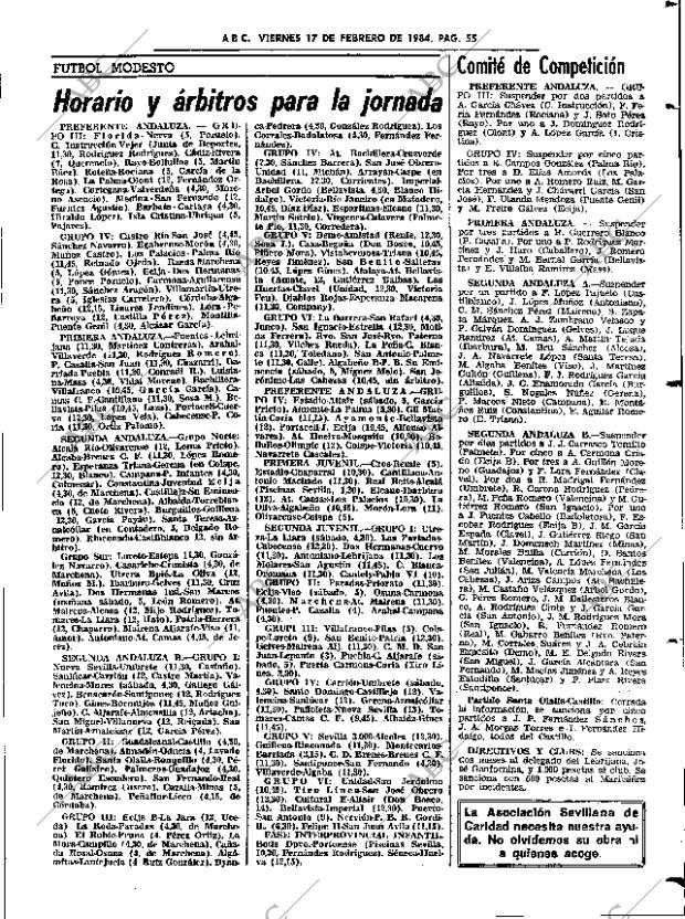ABC SEVILLA 17-02-1984 página 55