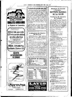 ABC SEVILLA 18-02-1984 página 54