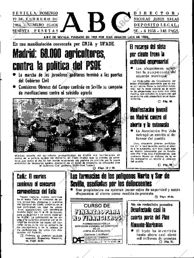 ABC SEVILLA 19-02-1984 página 15