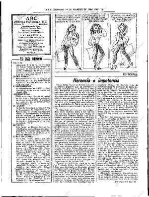 ABC SEVILLA 19-02-1984 página 16