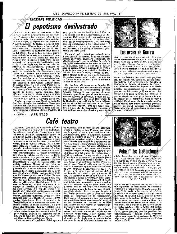 ABC SEVILLA 19-02-1984 página 18