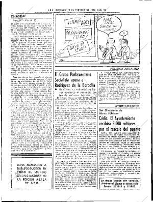 ABC SEVILLA 19-02-1984 página 22