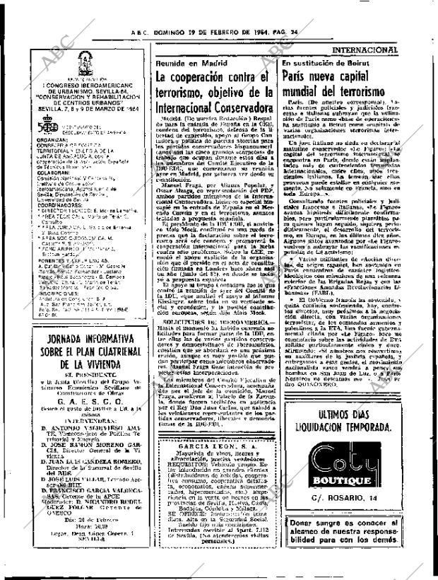 ABC SEVILLA 19-02-1984 página 24