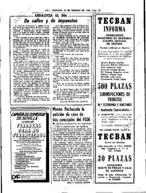ABC SEVILLA 19-02-1984 página 27