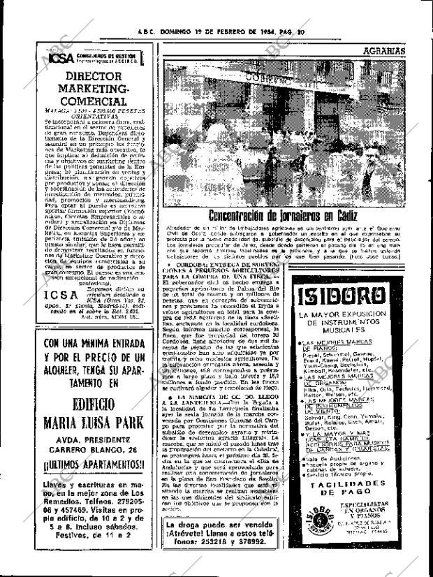 ABC SEVILLA 19-02-1984 página 30