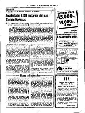 ABC SEVILLA 19-02-1984 página 31