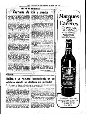 ABC SEVILLA 19-02-1984 página 41