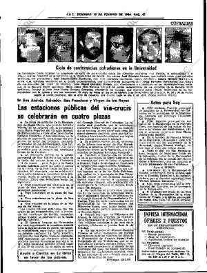 ABC SEVILLA 19-02-1984 página 47