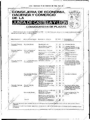 ABC SEVILLA 19-02-1984 página 57