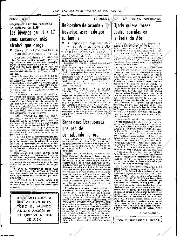 ABC SEVILLA 19-02-1984 página 60