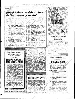 ABC SEVILLA 19-02-1984 página 70