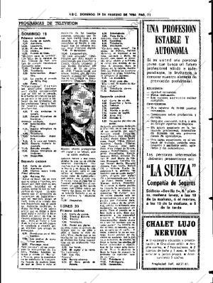 ABC SEVILLA 19-02-1984 página 71