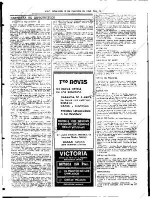 ABC SEVILLA 19-02-1984 página 74