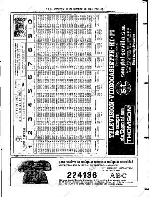ABC SEVILLA 19-02-1984 página 85