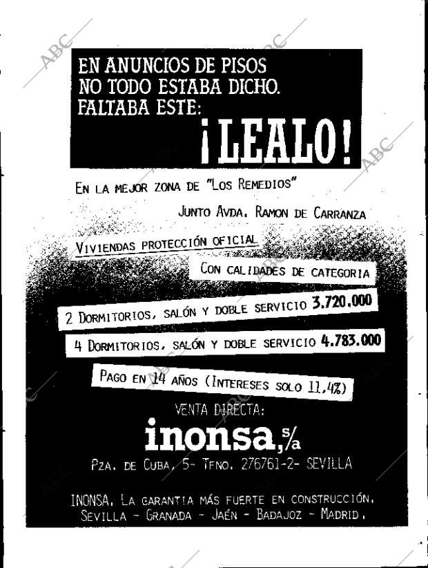 ABC SEVILLA 19-02-1984 página 87