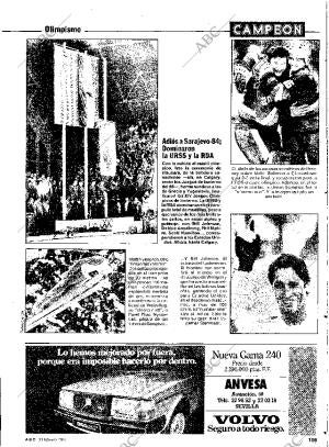 ABC SEVILLA 21-02-1984 página 109