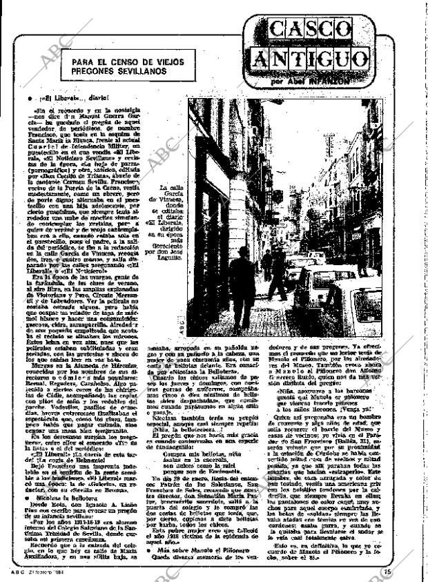 ABC SEVILLA 21-02-1984 página 15