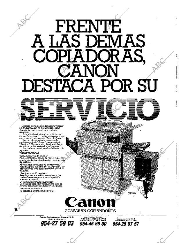 ABC SEVILLA 21-02-1984 página 20