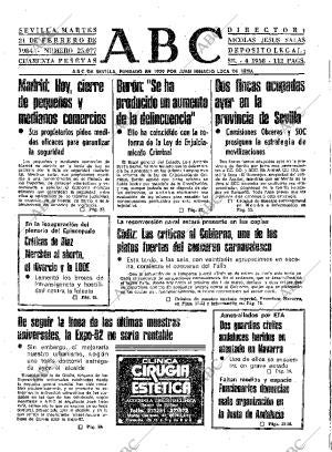 ABC SEVILLA 21-02-1984 página 21