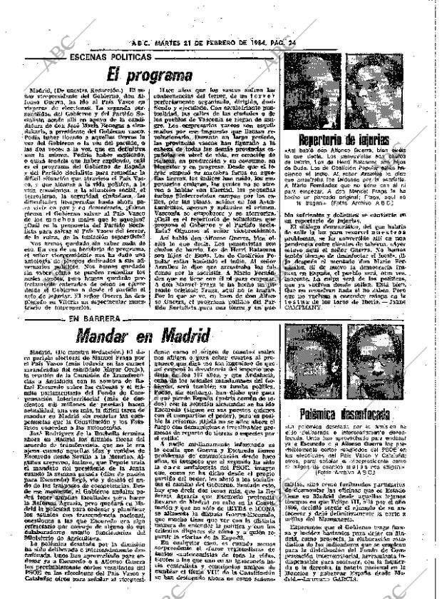 ABC SEVILLA 21-02-1984 página 24