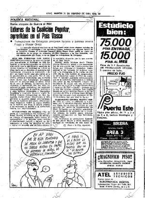 ABC SEVILLA 21-02-1984 página 25