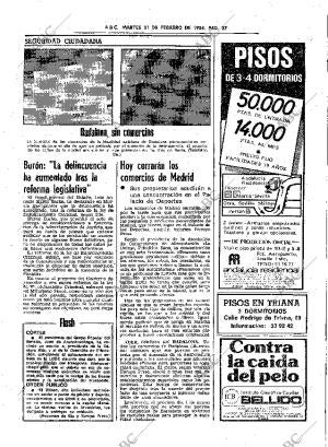 ABC SEVILLA 21-02-1984 página 27