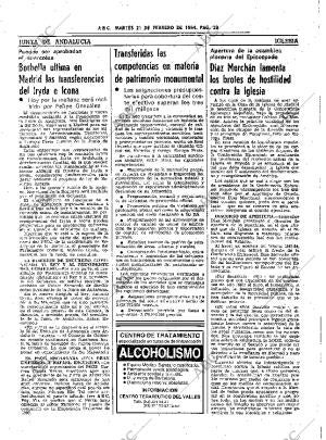 ABC SEVILLA 21-02-1984 página 28