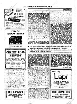 ABC SEVILLA 21-02-1984 página 36