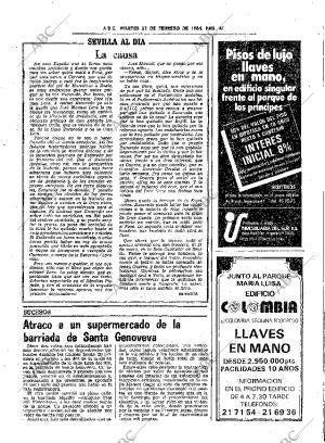 ABC SEVILLA 21-02-1984 página 41