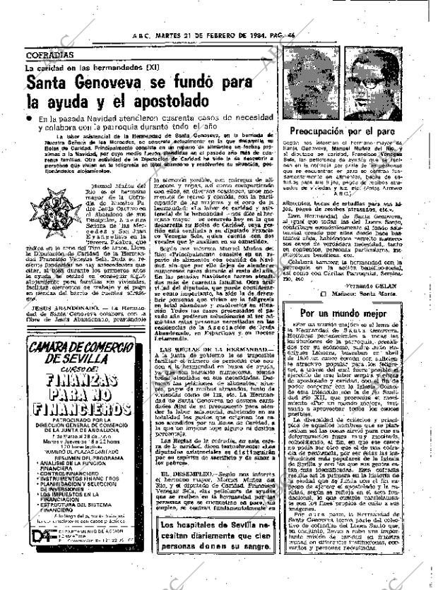 ABC SEVILLA 21-02-1984 página 46