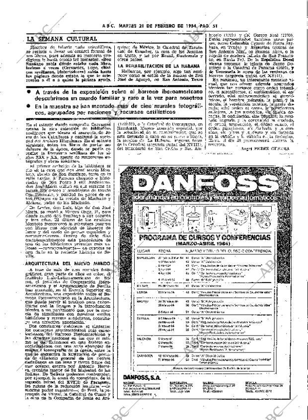 ABC SEVILLA 21-02-1984 página 51