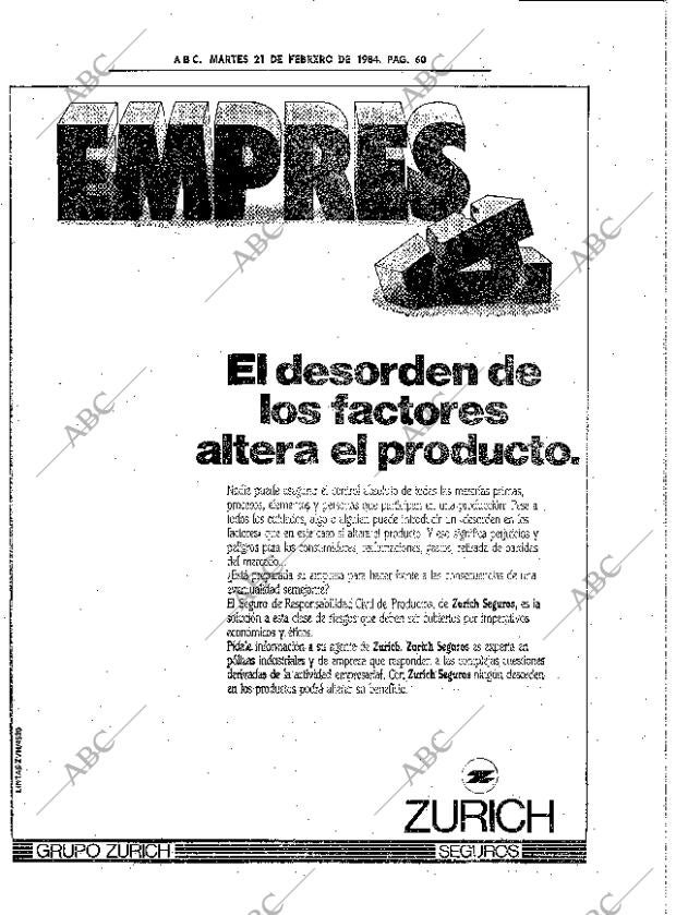 ABC SEVILLA 21-02-1984 página 60