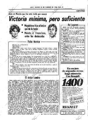 ABC SEVILLA 21-02-1984 página 61