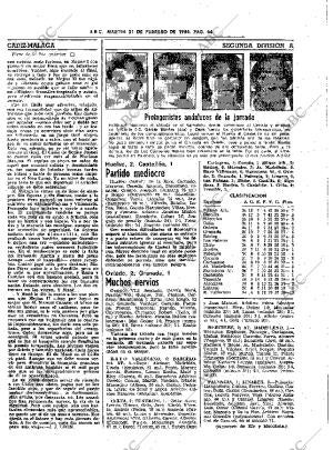 ABC SEVILLA 21-02-1984 página 66