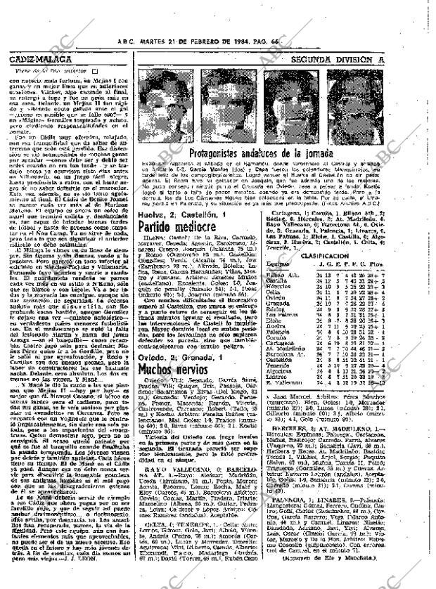 ABC SEVILLA 21-02-1984 página 66