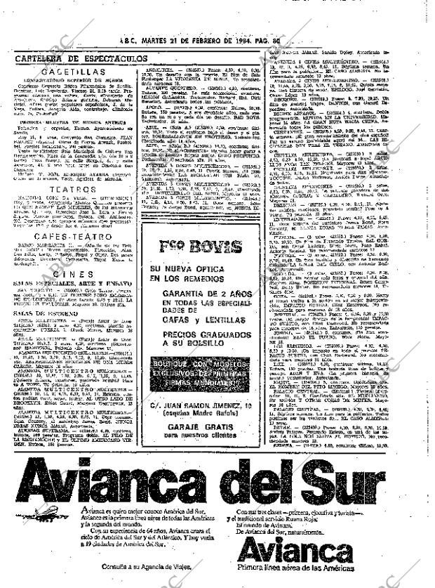 ABC SEVILLA 21-02-1984 página 80