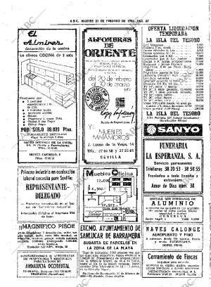 ABC SEVILLA 21-02-1984 página 87