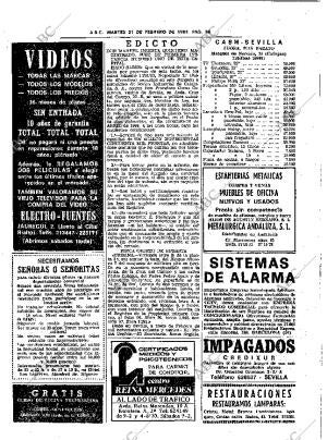 ABC SEVILLA 21-02-1984 página 88