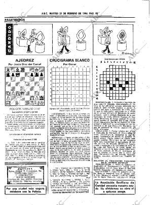 ABC SEVILLA 21-02-1984 página 92