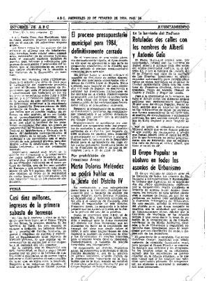 ABC SEVILLA 22-02-1984 página 26