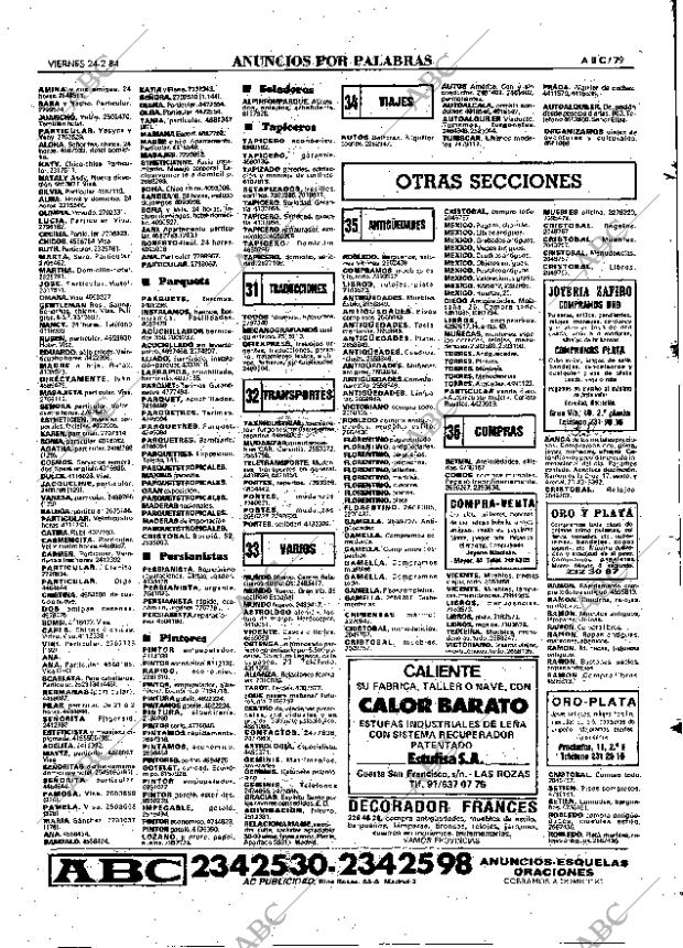 ABC MADRID 24-02-1984 página 79