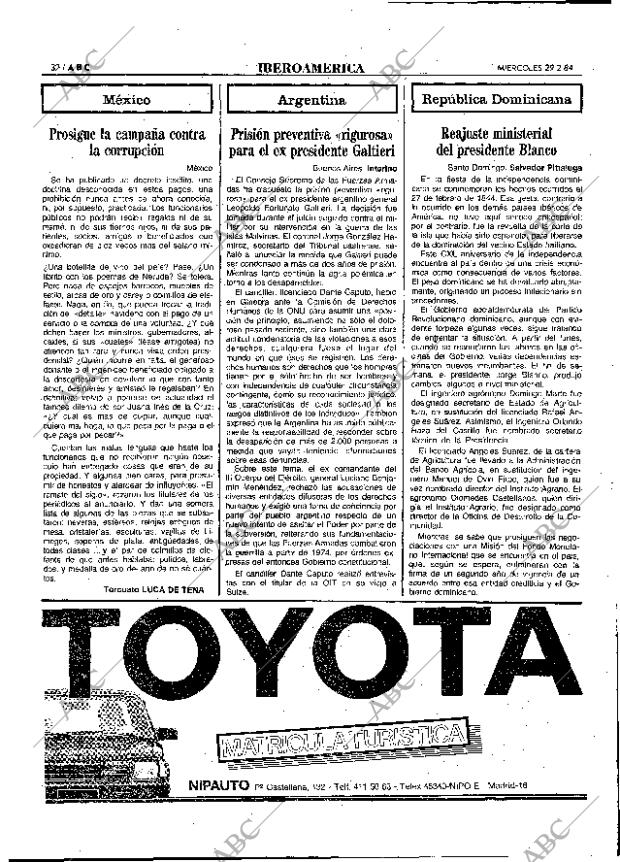 ABC MADRID 29-02-1984 página 32
