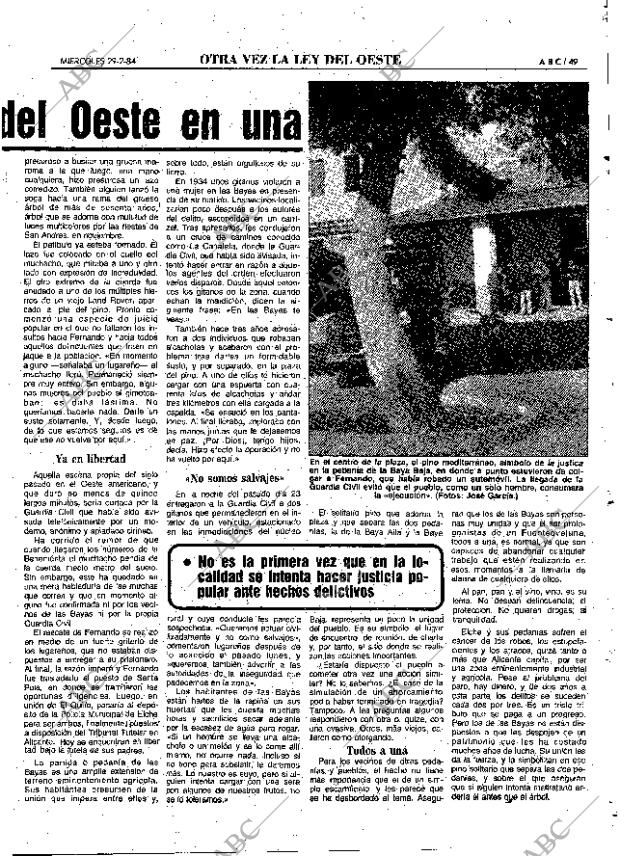 ABC MADRID 29-02-1984 página 49