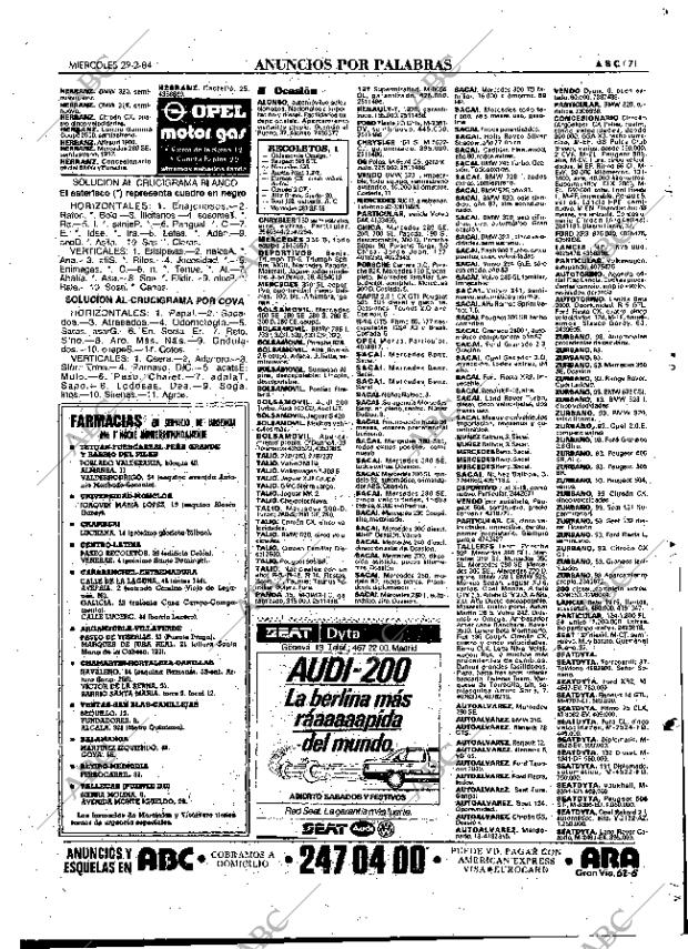 ABC MADRID 29-02-1984 página 71