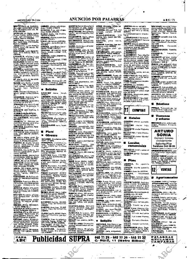 ABC MADRID 29-02-1984 página 73