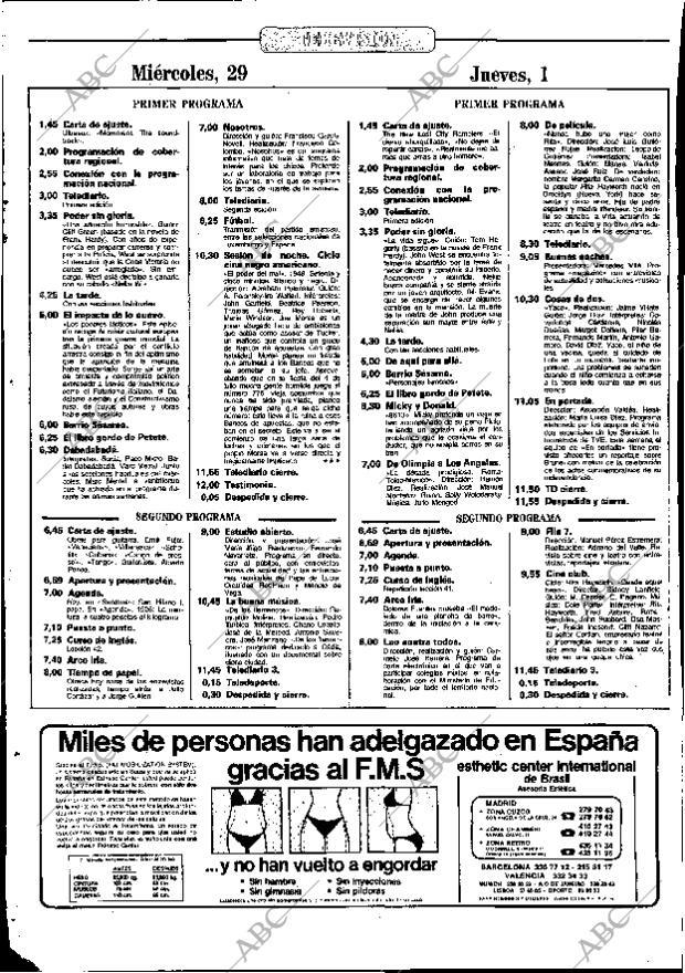 ABC MADRID 29-02-1984 página 94