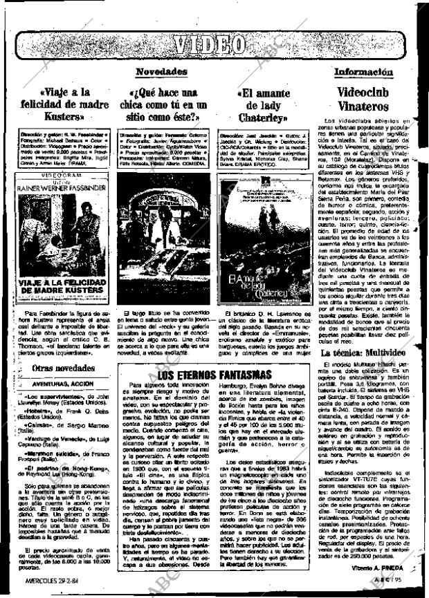 ABC MADRID 29-02-1984 página 95