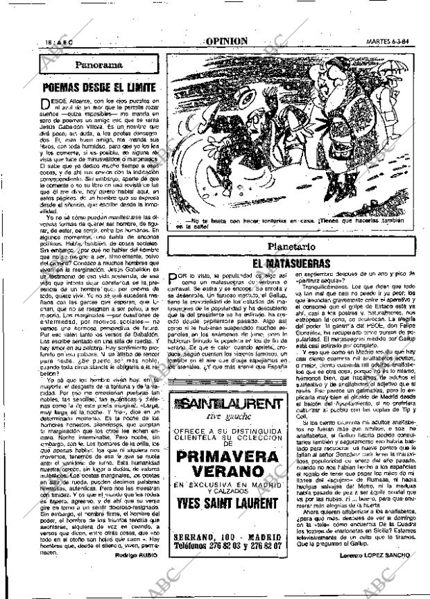 ABC MADRID 06-03-1984 página 18